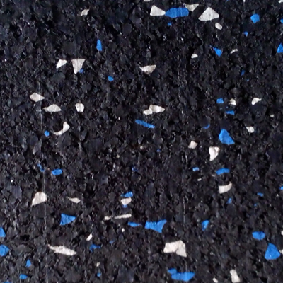 Rubber Sports Floor Blue/Gray